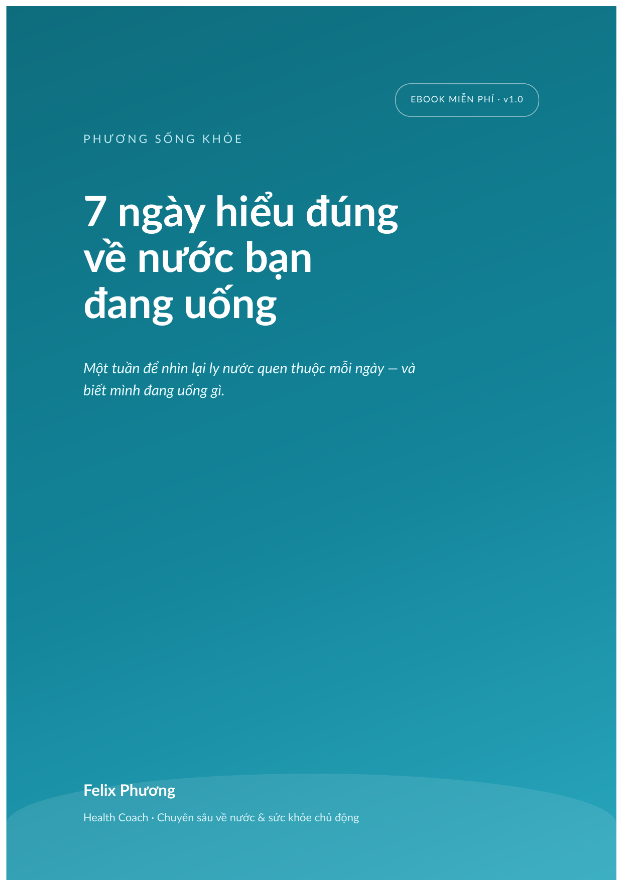 Ebook 7 ngày hiểu đúng về nước