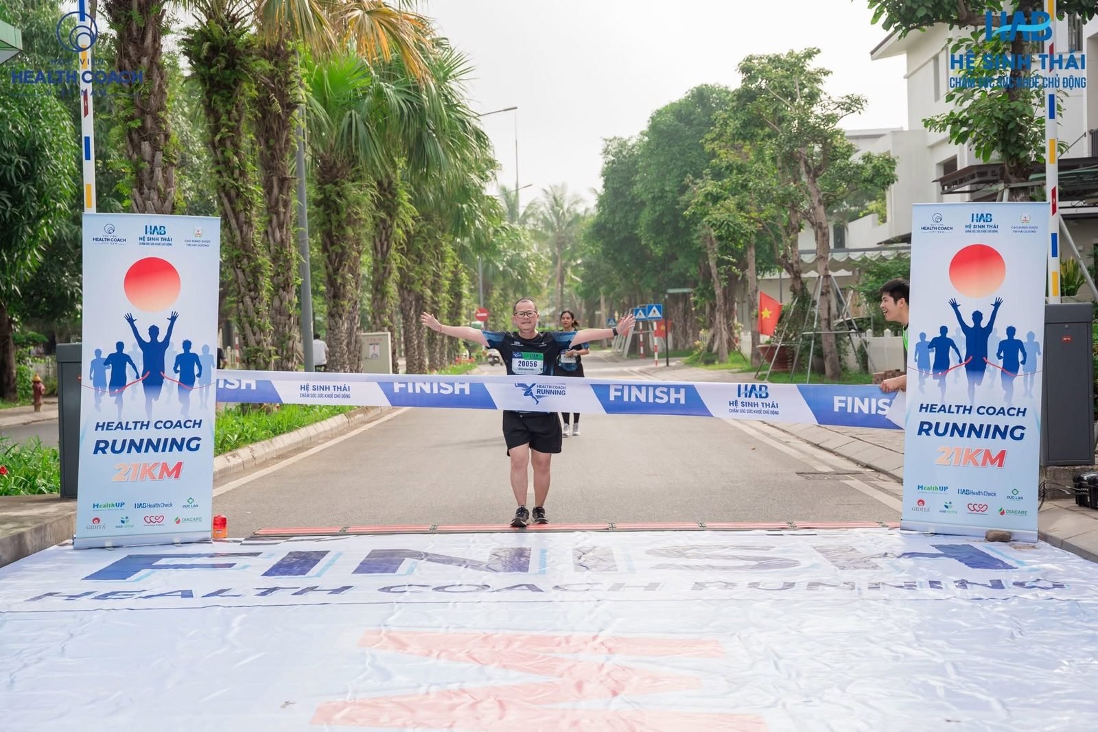 Felix Phương về đích cự ly 21km — Health Coach Running